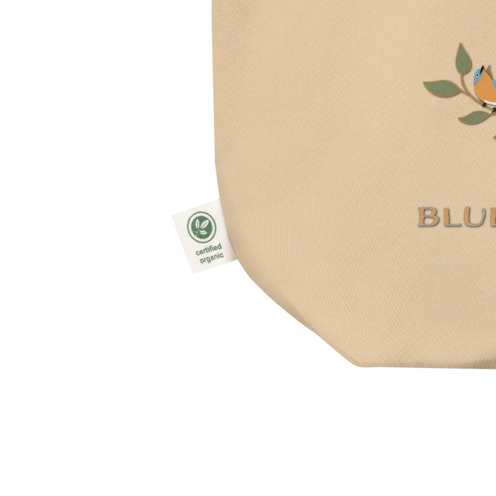 "Bluebird Watcher" Organic Cotton Tote in Tan product image (6)