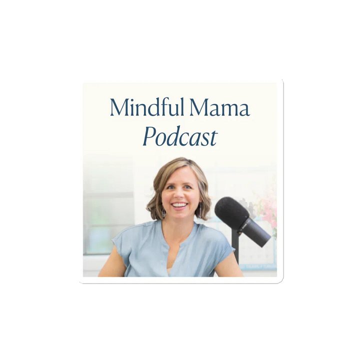 Mindful Mama Podcast Square Magnet product image (2)