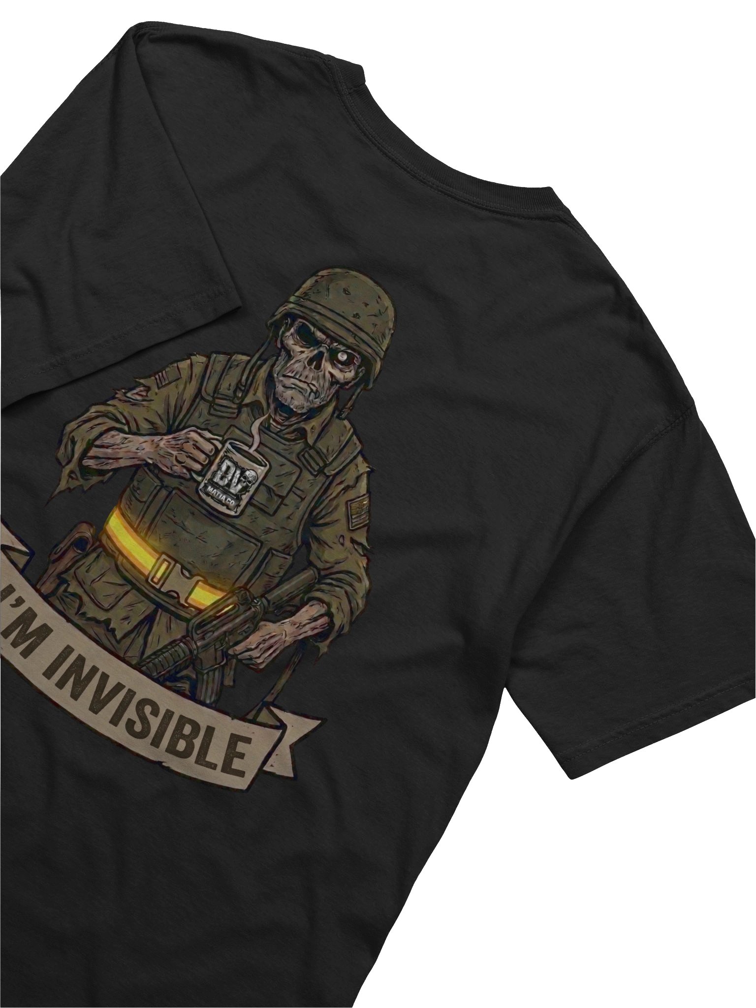 DV Mafia Co. "I'M INVISIBLE" Men’s Tee product image (6)