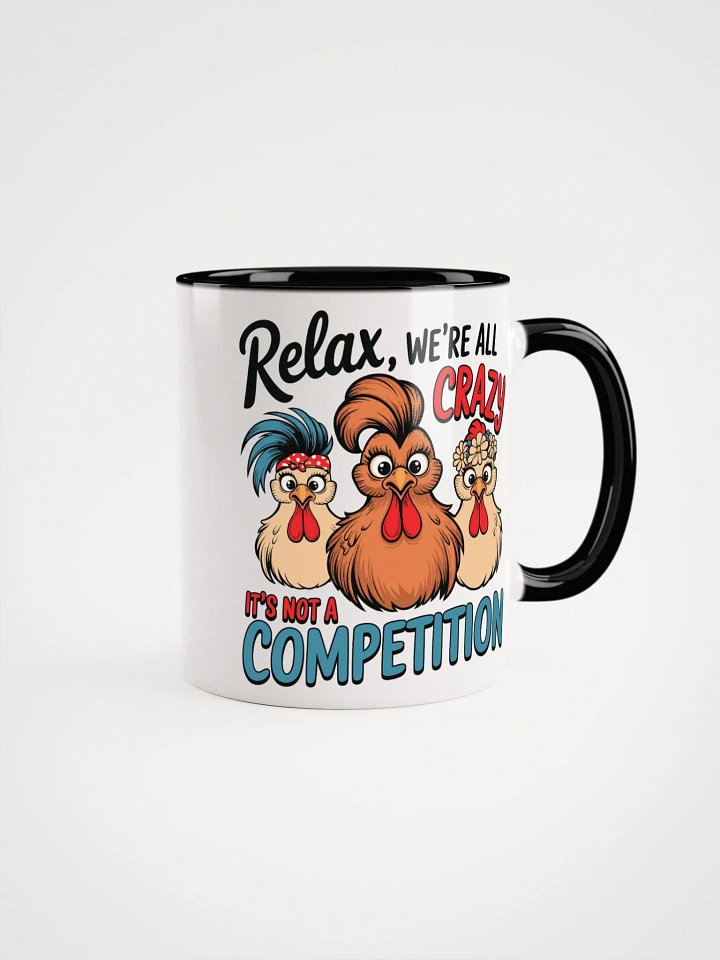 Crazy Chickens Accent Mug product image (2)