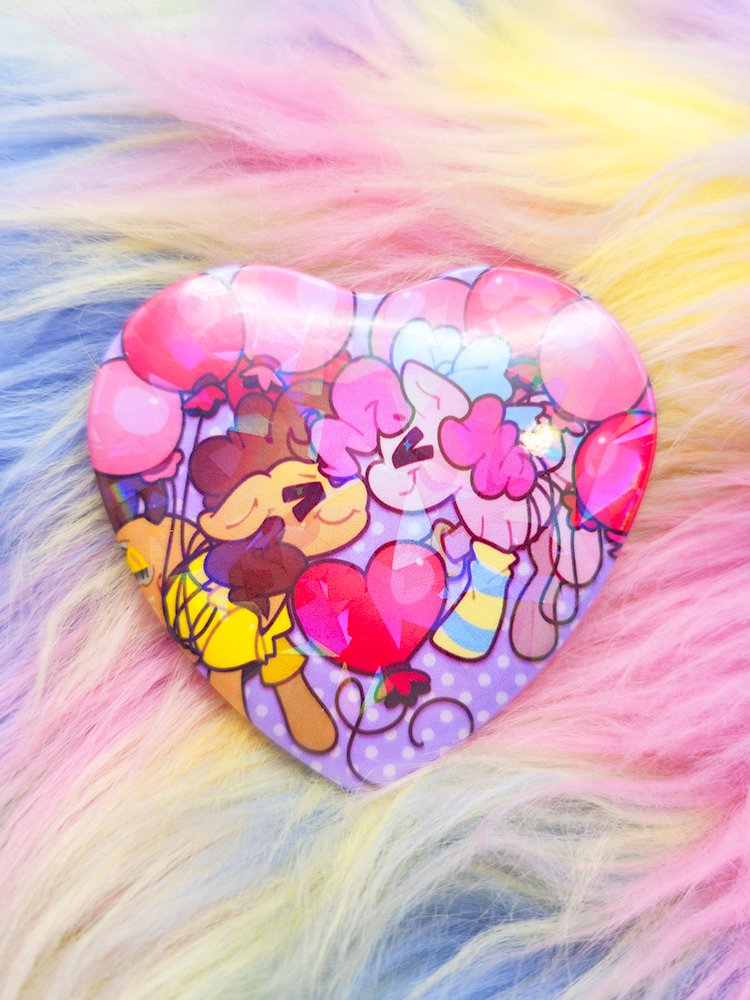 Cheese n Ponk | Heart Button product image (2)