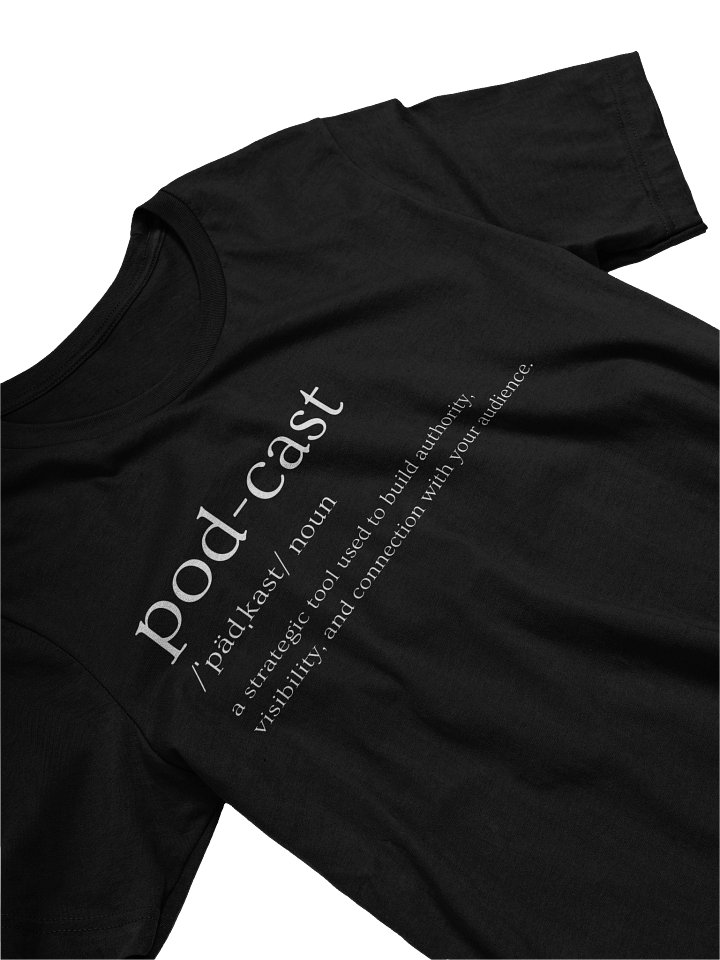 podcast shirt - strategic tool product image (2)