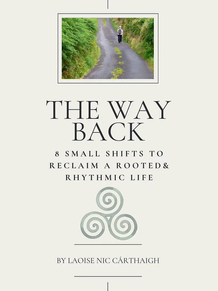 The Way Back: 8 Small Shifts to Reclaim a Rooted, Rhythmic Life product image (1)