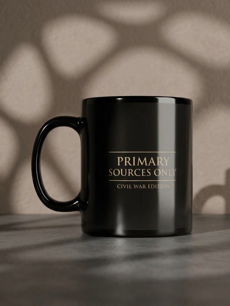 Civil War Coffee Mug (1861–1865) – “Primary Sources Only” product image (1)