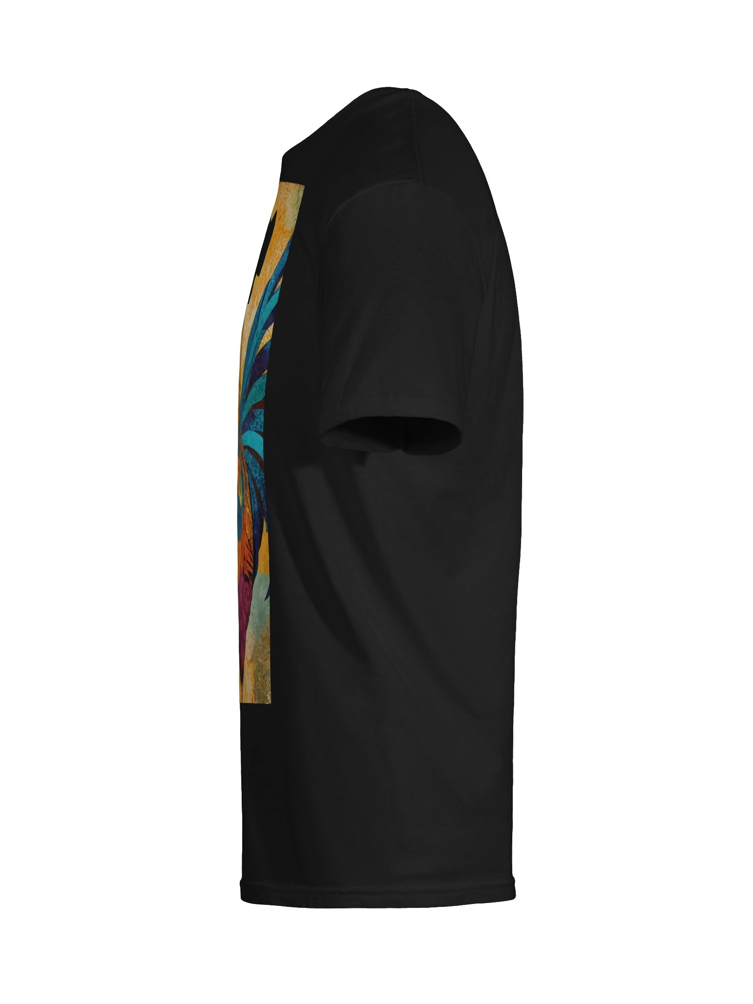 Colorful Rooster Floral Graphic Tee product image (54)