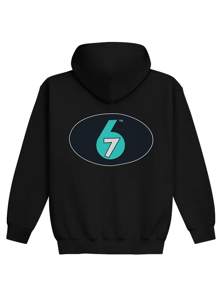 Kids Pullover Hoodie - Black, Logo on Back product image (2)