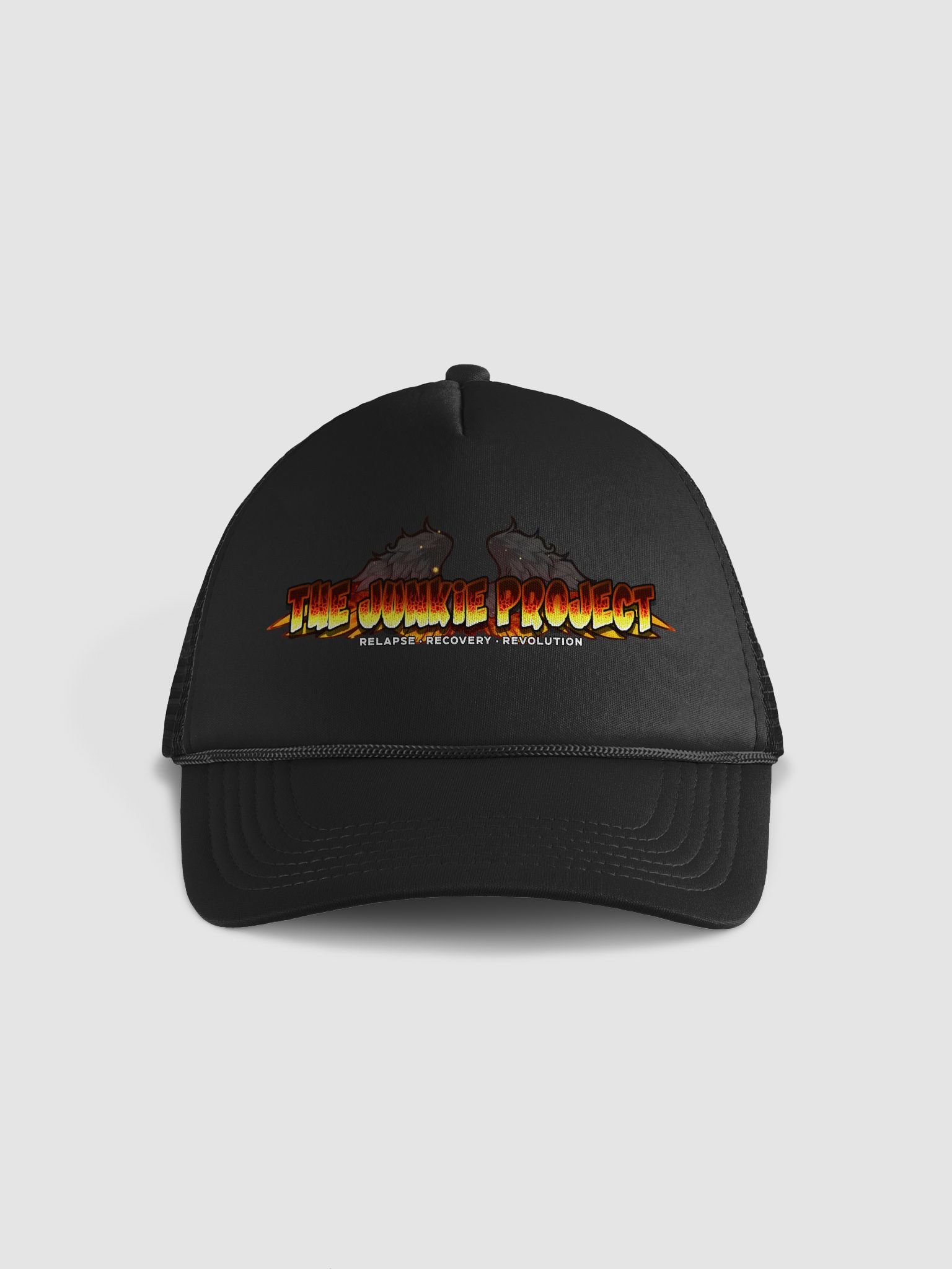The Junkie Project Burnout Trucker Hat product image (1)