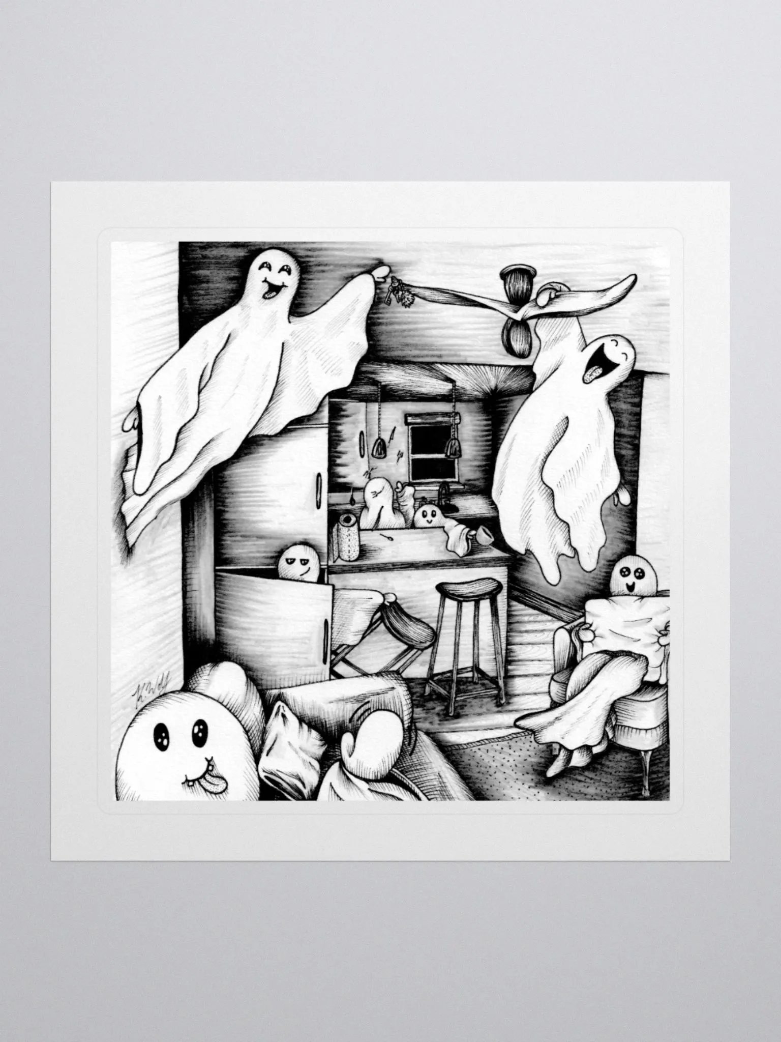 Haunted Apartment Stickers product image (1)