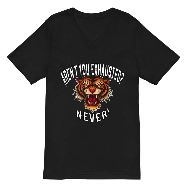 Fierce Tiger AYE V-Neck T-Shirt product image (1)