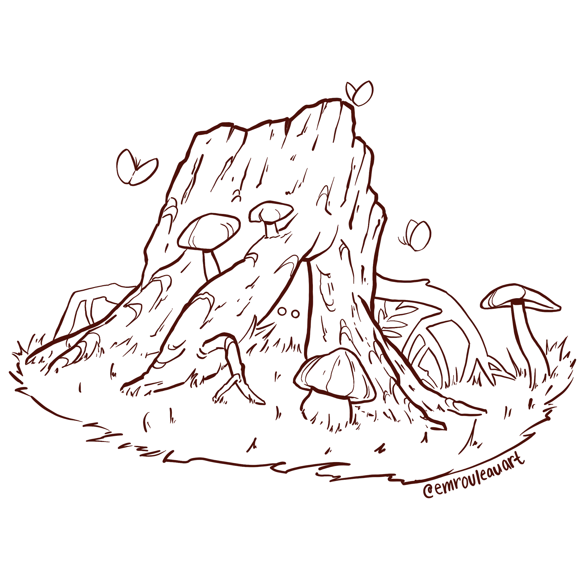 Boggy Log Colouring Page Download product image (1)