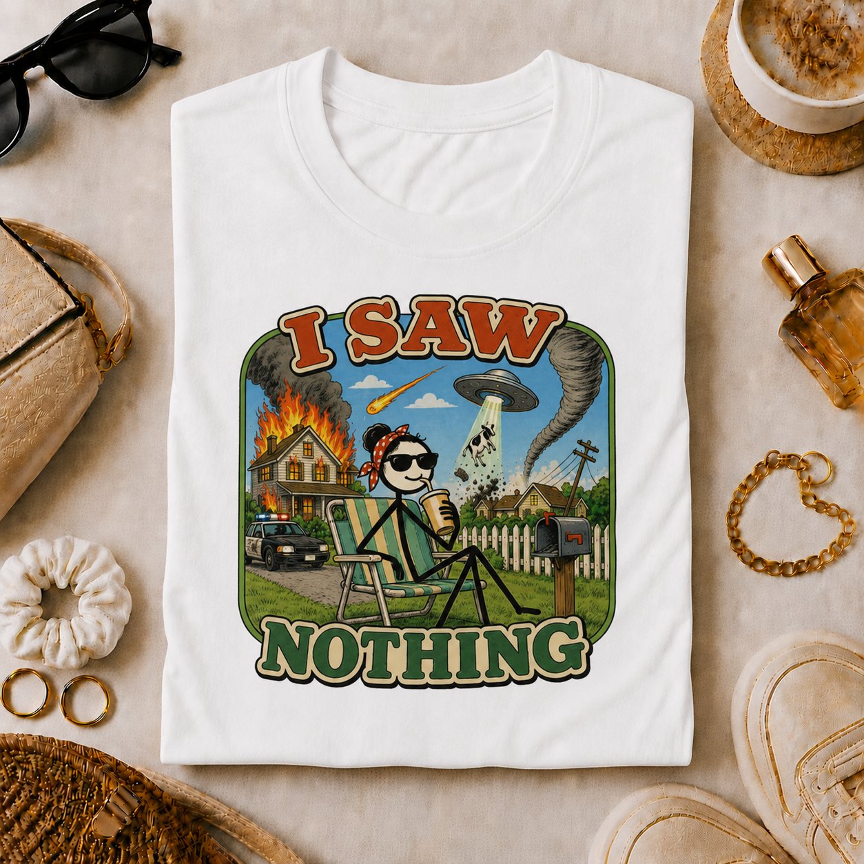 I Saw Nothing Tee product image (1)