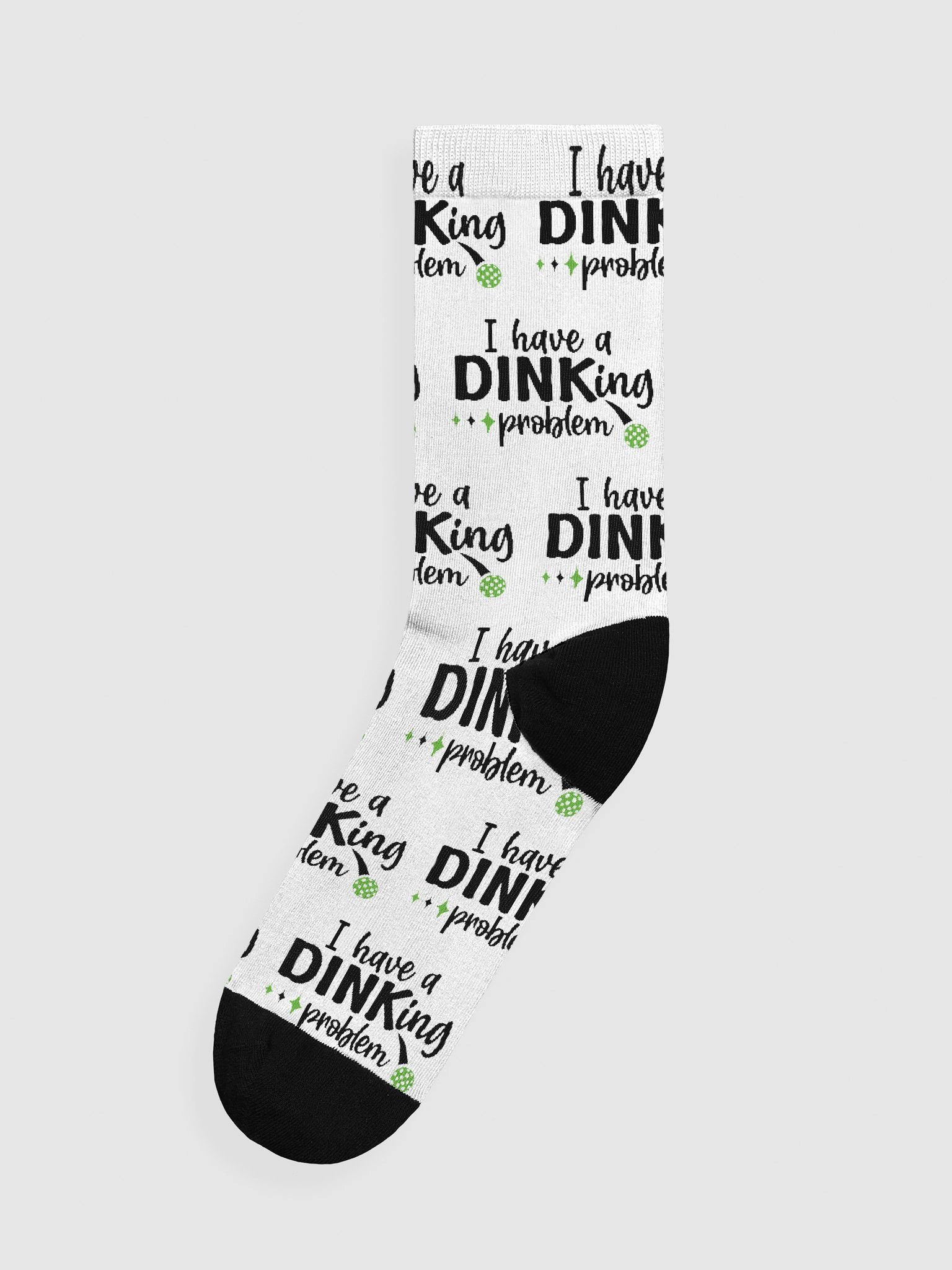 Dinking Problem Froggy Crew Socks product image (1)