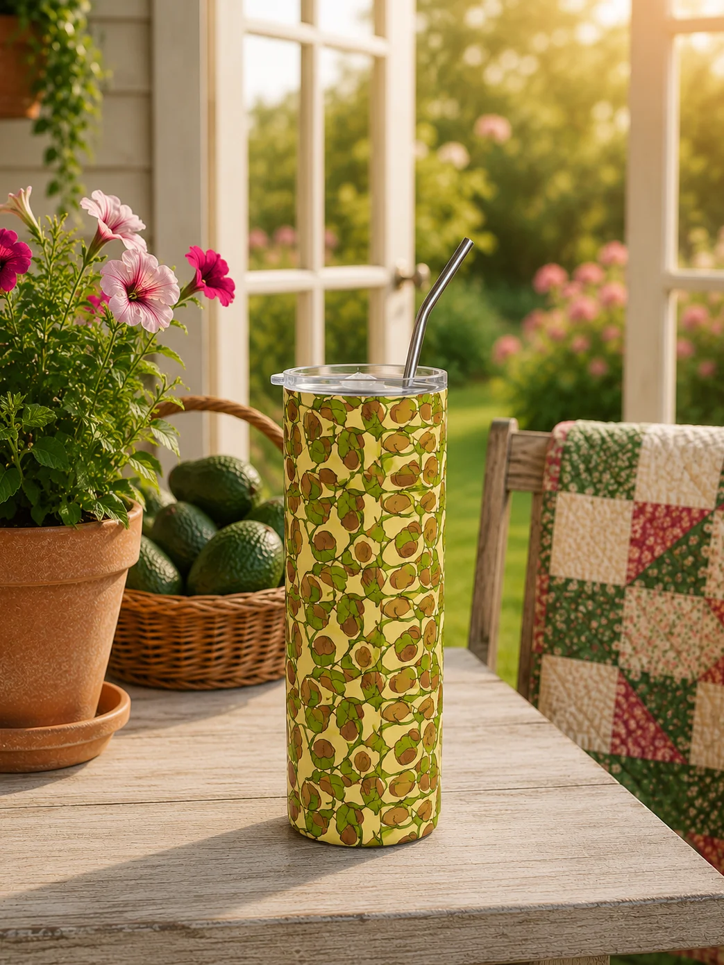 Avocado Reverie – Stainless Steel Tumbler, 20 oz product image (1)