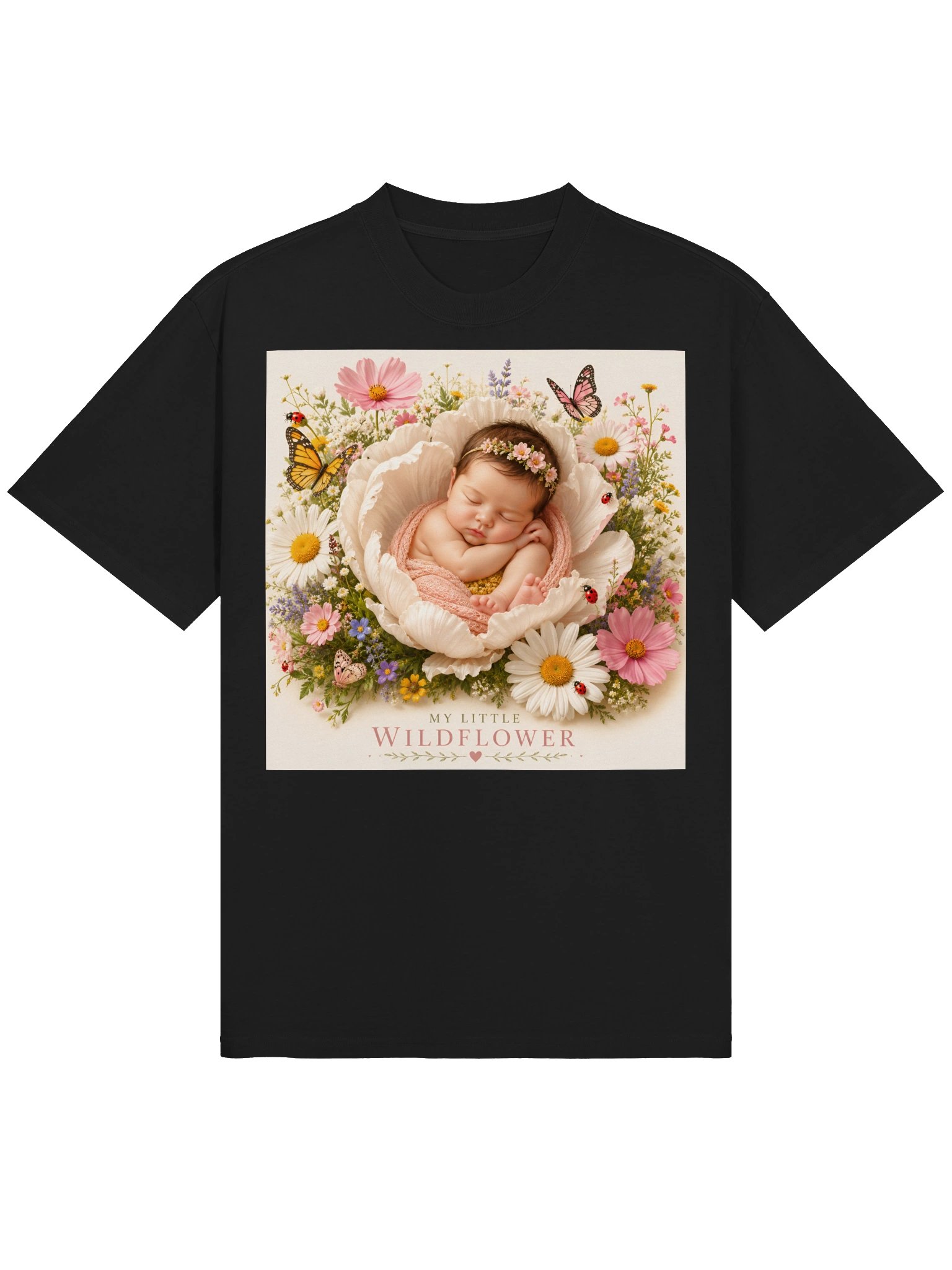 My Little Wildflower T-Shirt | New Baby Gift, Baby Shower, Expecting Mom & Newborn Gift product image (2)