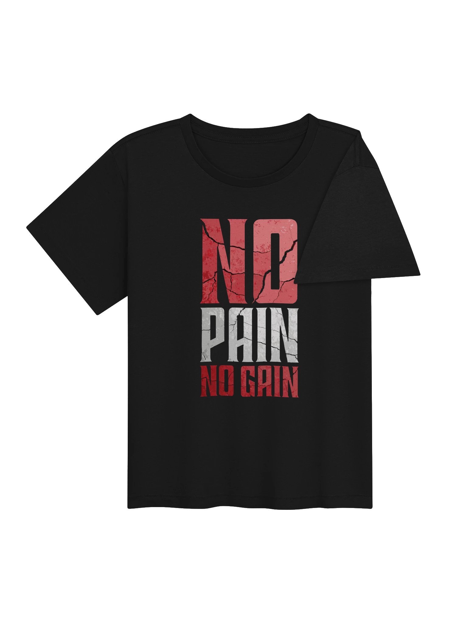 No Pain No Gain Women's Gym T-Shirt – Motivational Workout Top product image (10)