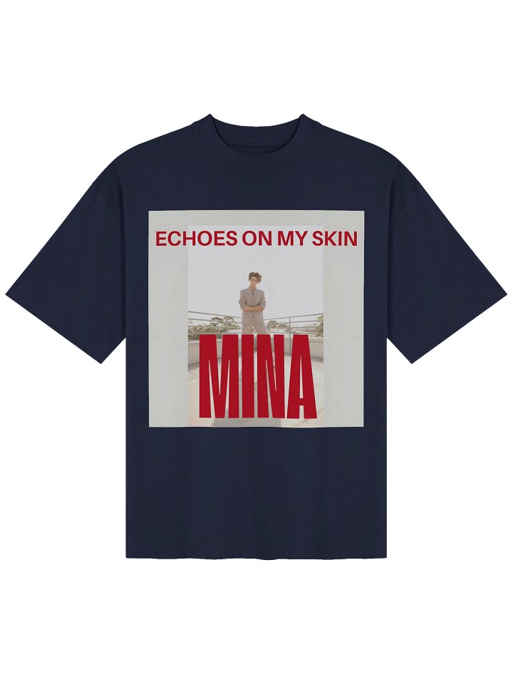 Echoes on My Skin Organic Oversized Tee product image (1)