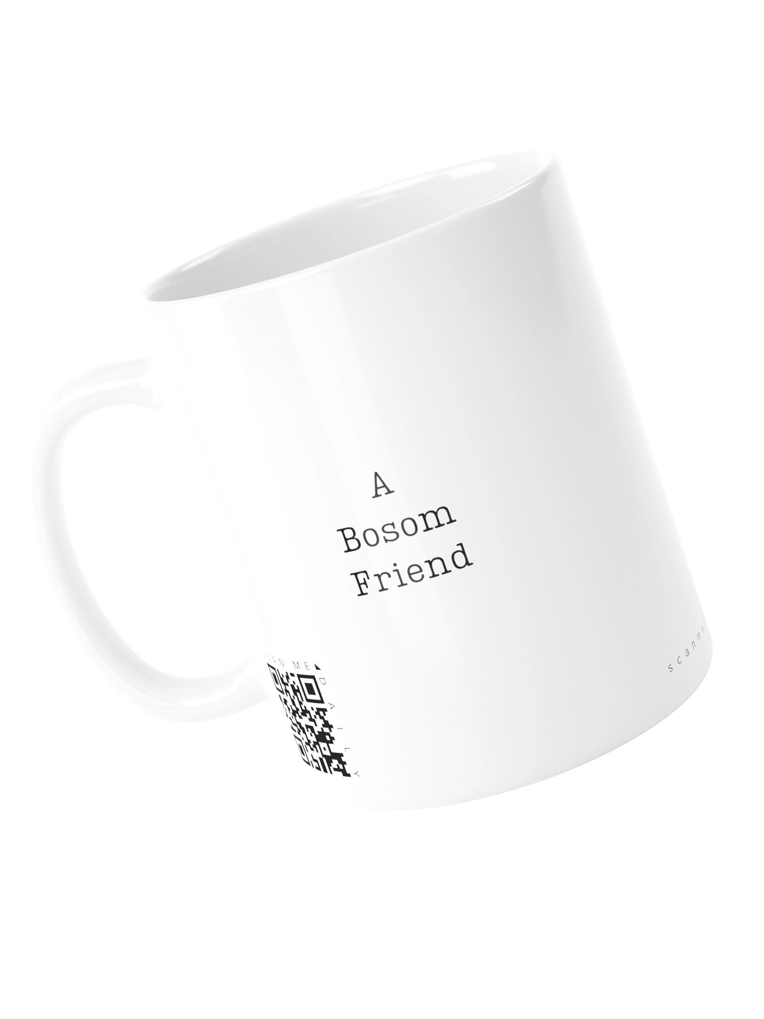<i>A Bosom Friend</i> • QR Mug<br /> With 160 Daily Quotes<br /> <small>Quotes from beloved novel<br />Anne of Green Gables (1908)</small> product image (6)