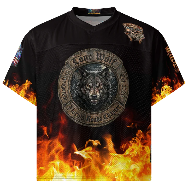 MötoGraffitti Löne Wölf Football Jersey product image (1)