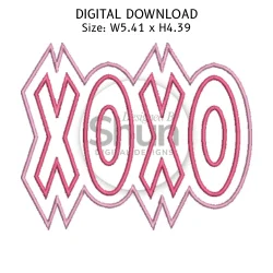 XOXO Applique Patch | Digital Download product image (1)