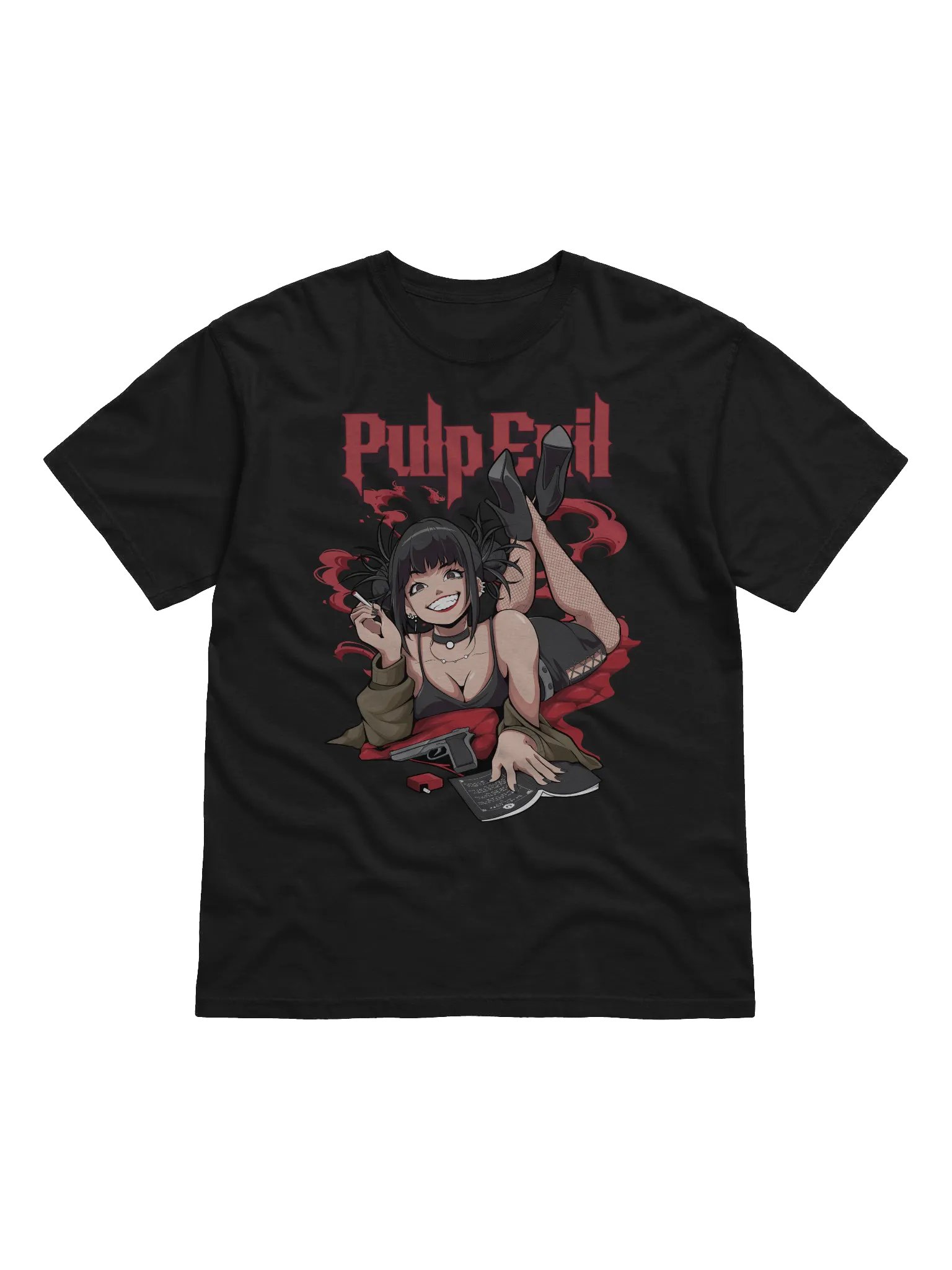 Pulp Evil Anime Girl Shirt product image (1)