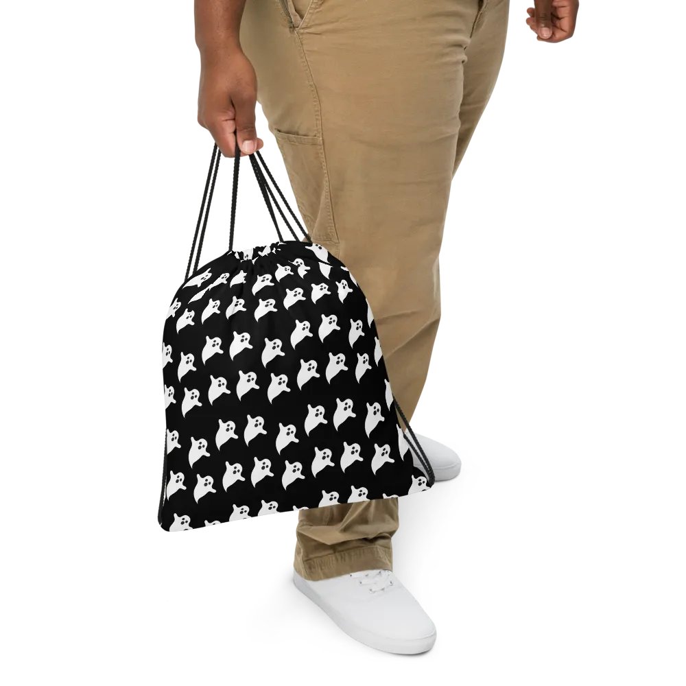 Ghostly Encounter Drawstring Bag product image (5)