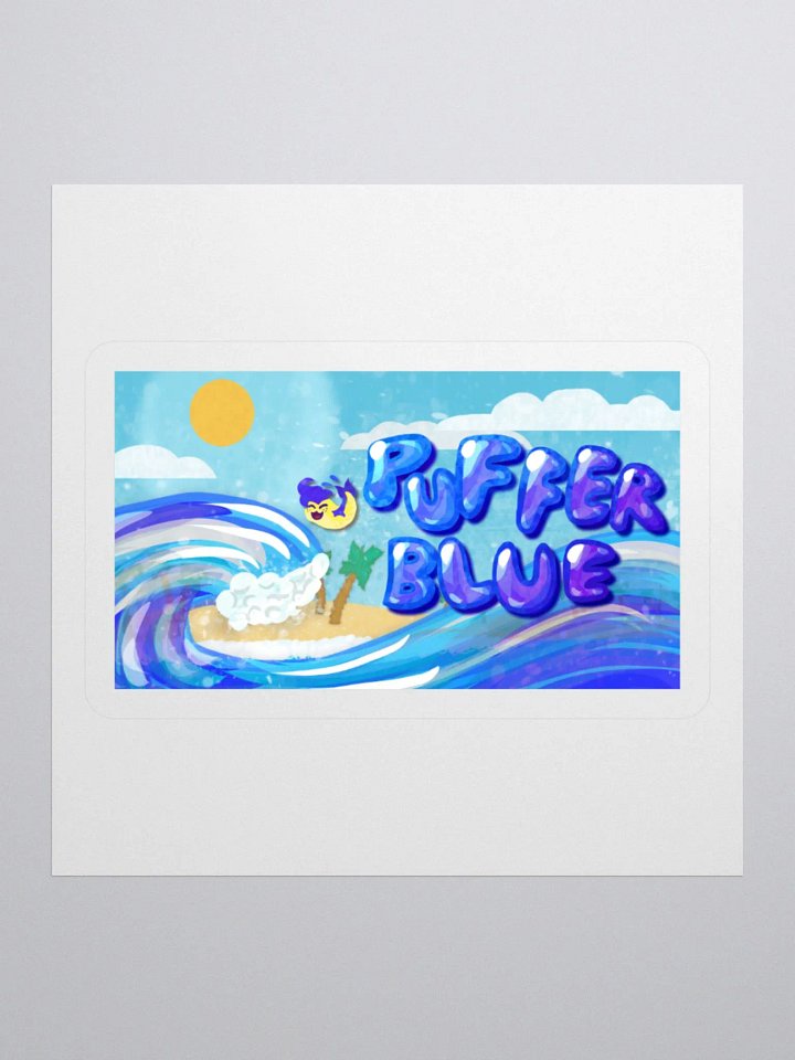 PufferBlue Stickers product image (1)