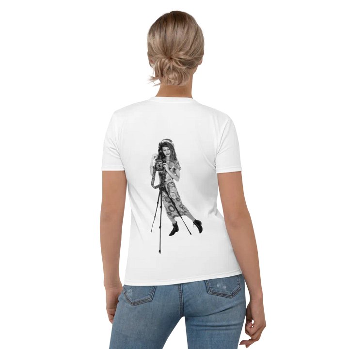 Botanical Camera Women's Crew Neck Shirt product image (1)