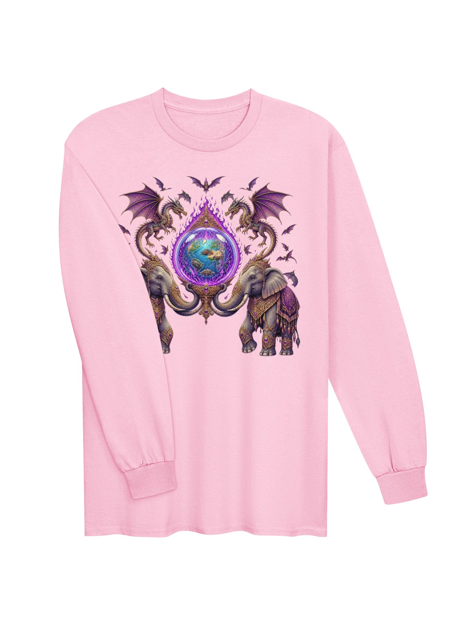 Cosmic Elephant Dragon Magic Tee product image (3)