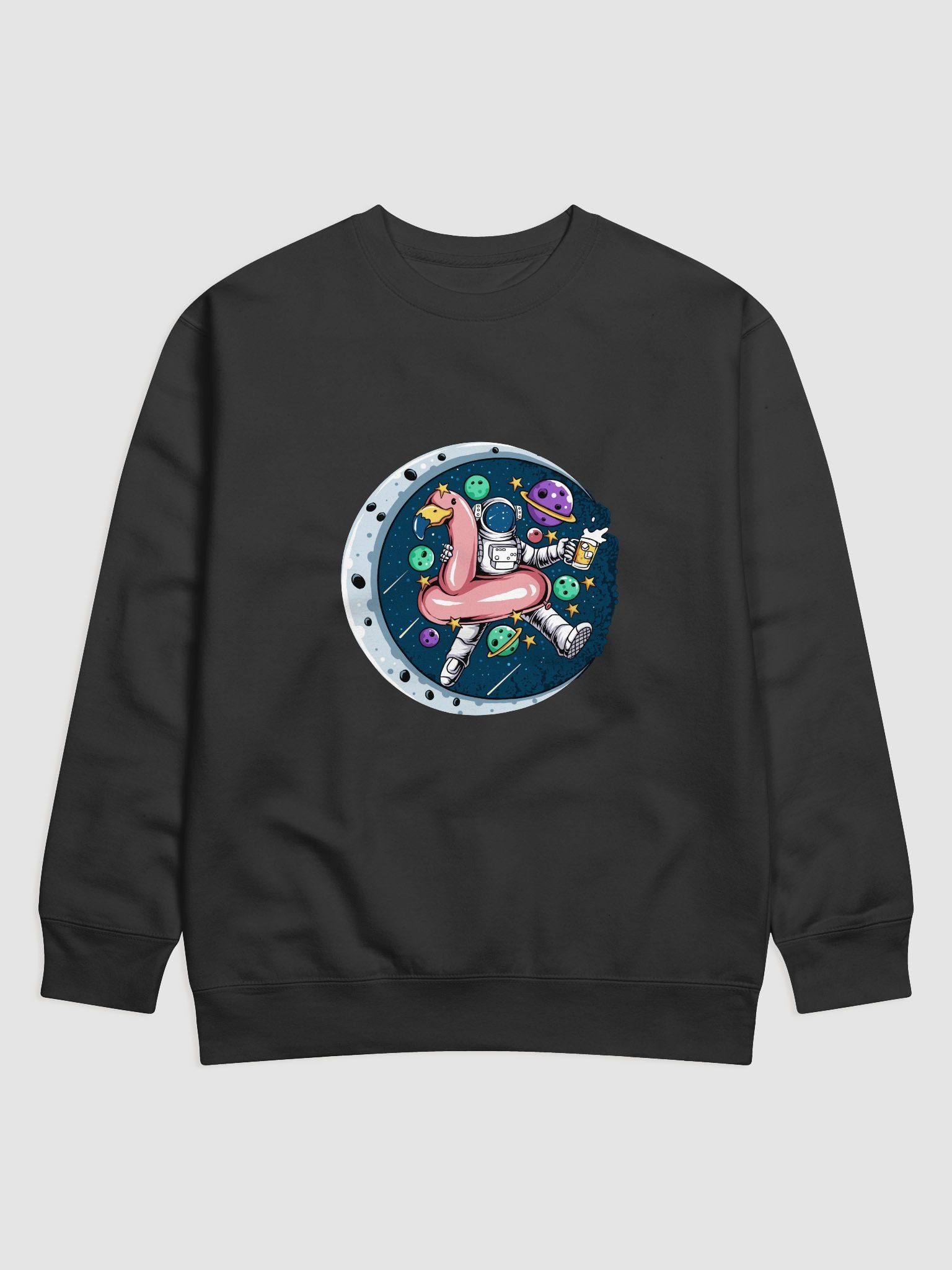 Space Explorer Lounge Sweatshirt – Chill Hard, Dream Far product image (1)