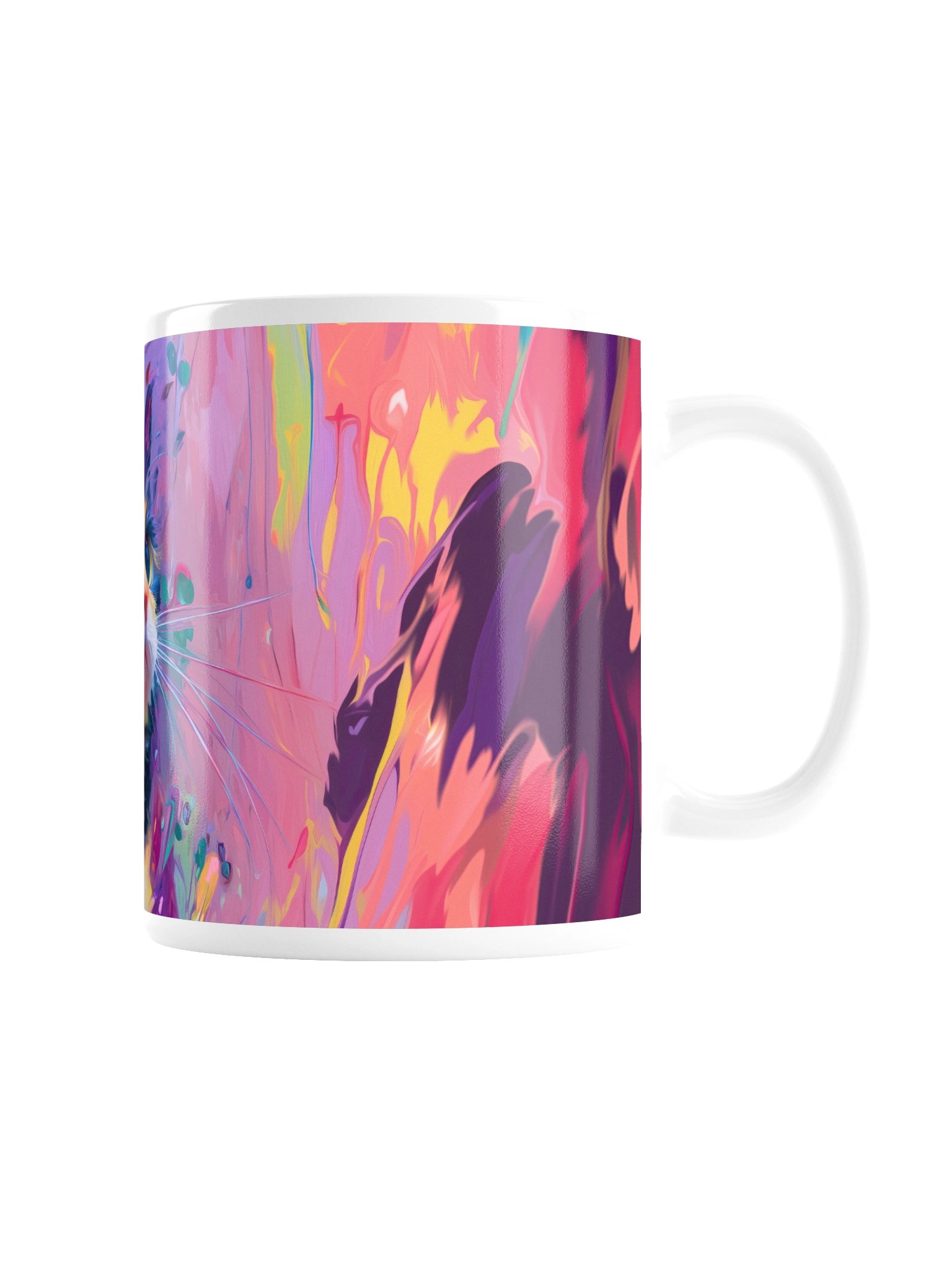 Painterly Calico Mug product image (4)