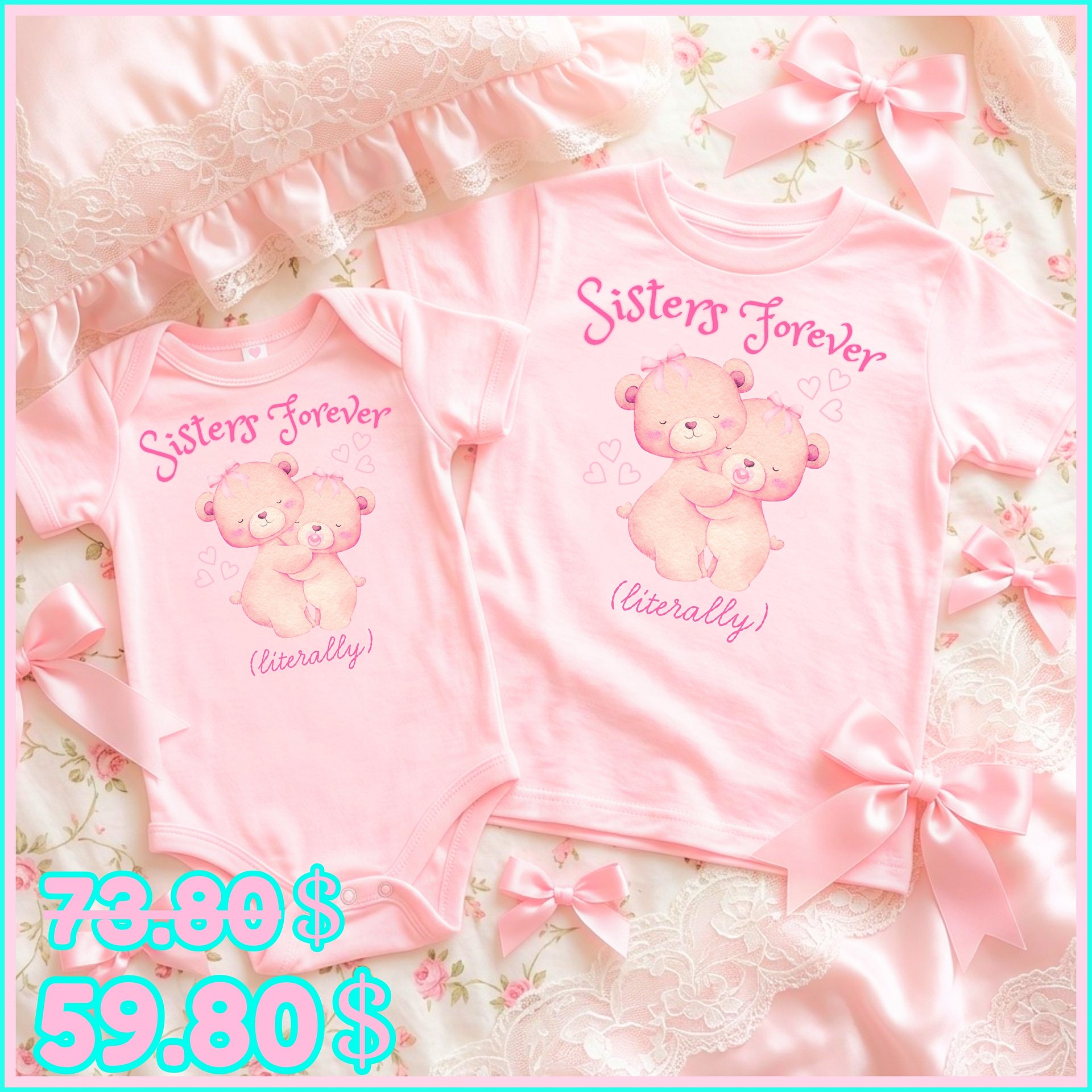 🧸Duo Set🩷Sisters Forever🩷 product image (1)