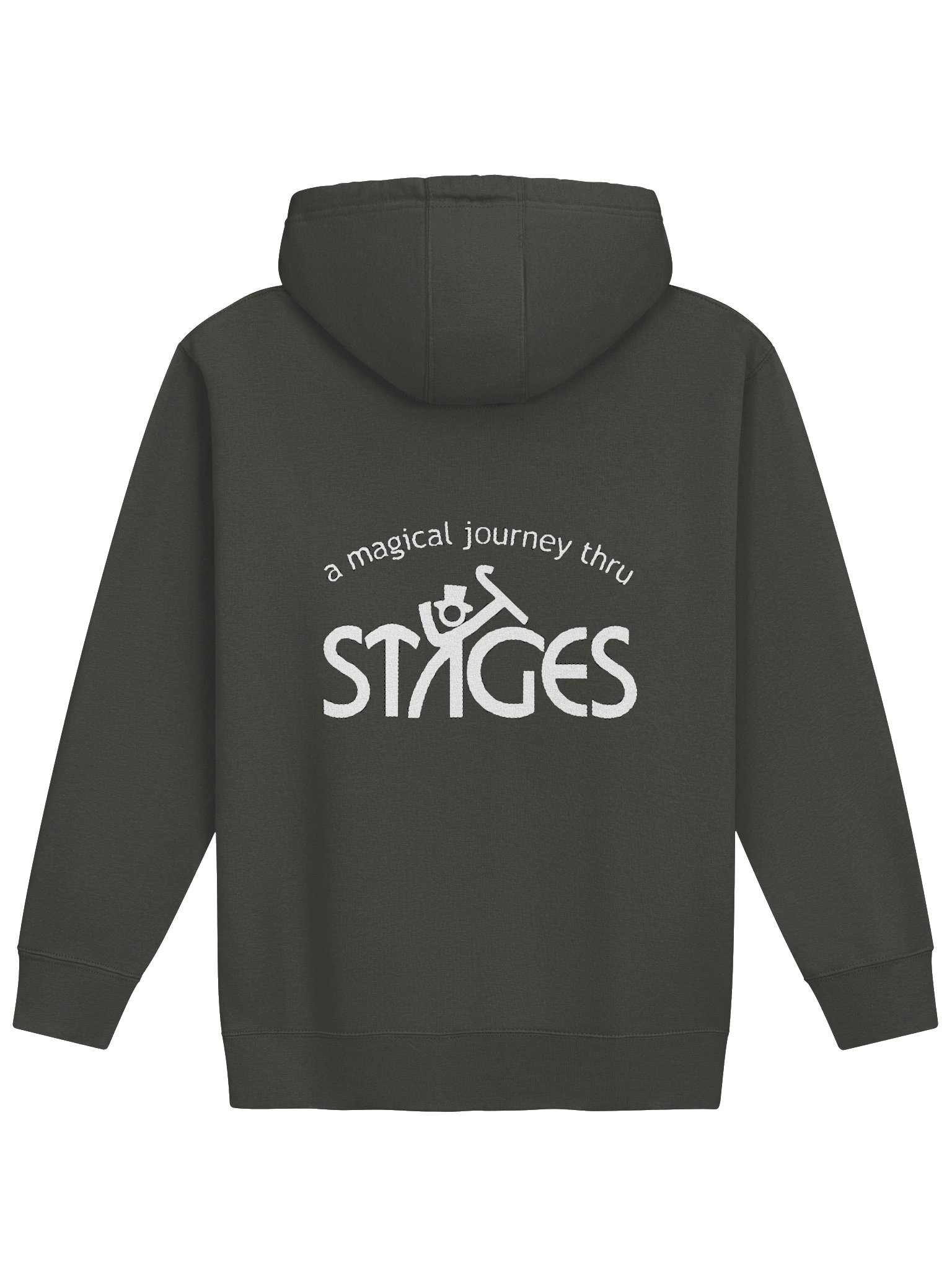 Unisex Cotton-Blend Hoodie with White Stages Logo product image (6)