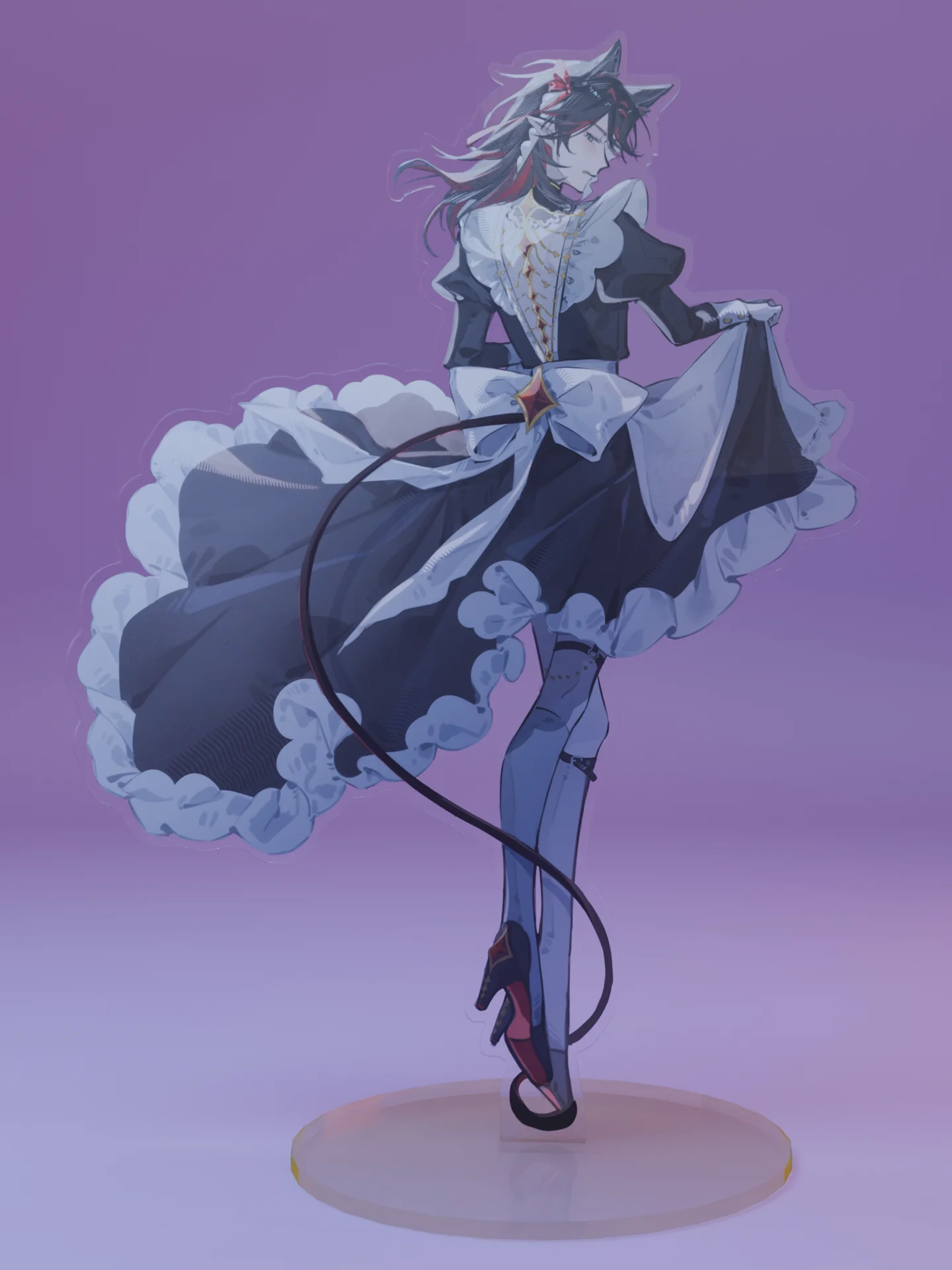 Cat Maid Libo: 7.5" Acrylic Standee product image (3)