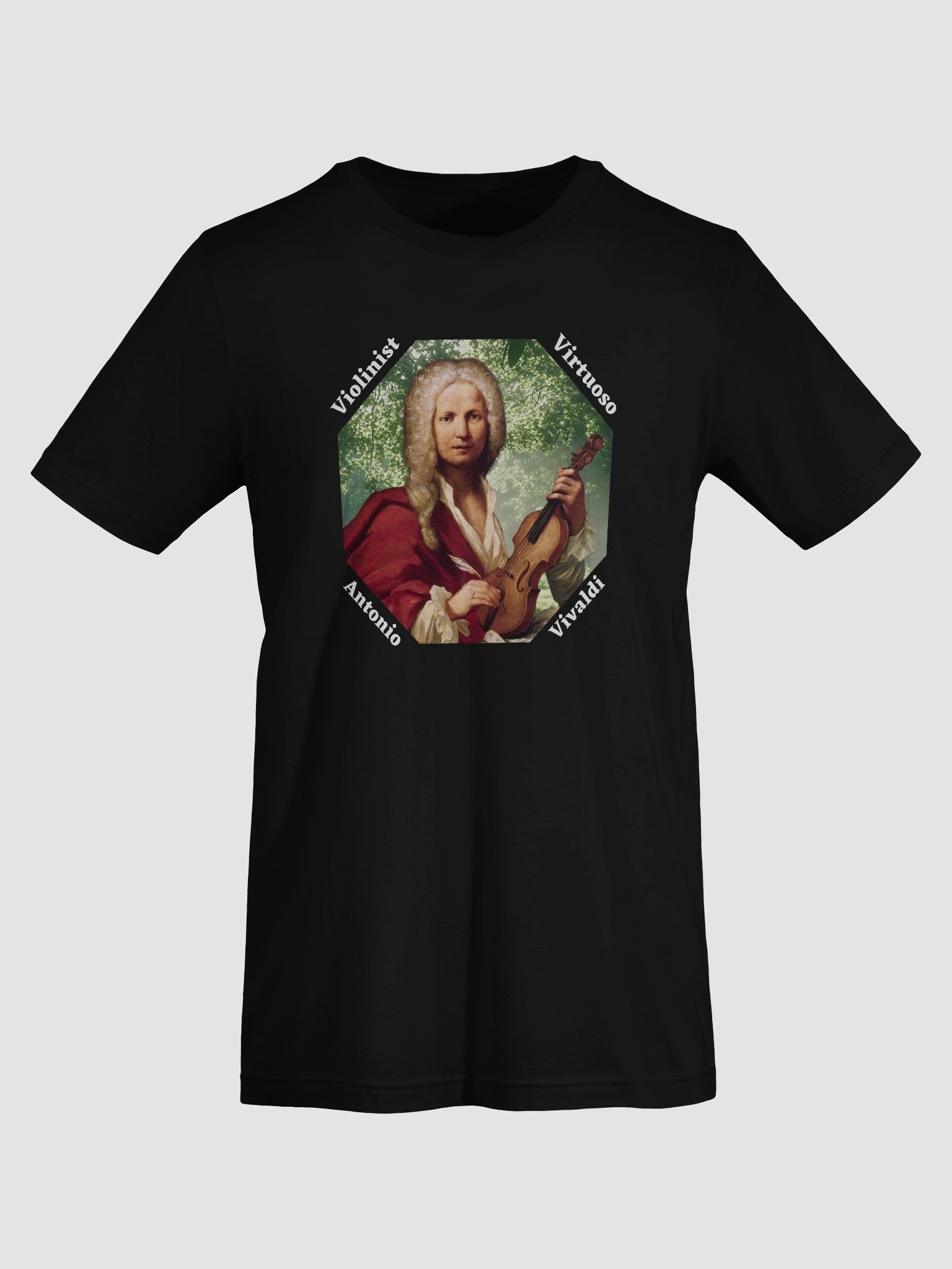 Antonio Vivaldi - Violinist Virtuoso | Dark T-Shirt product image (19)