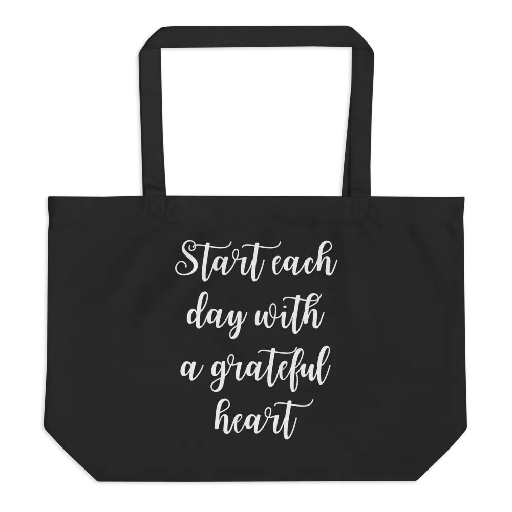 Start Each Day With A Grateful Heart Tote Bag product image (2)