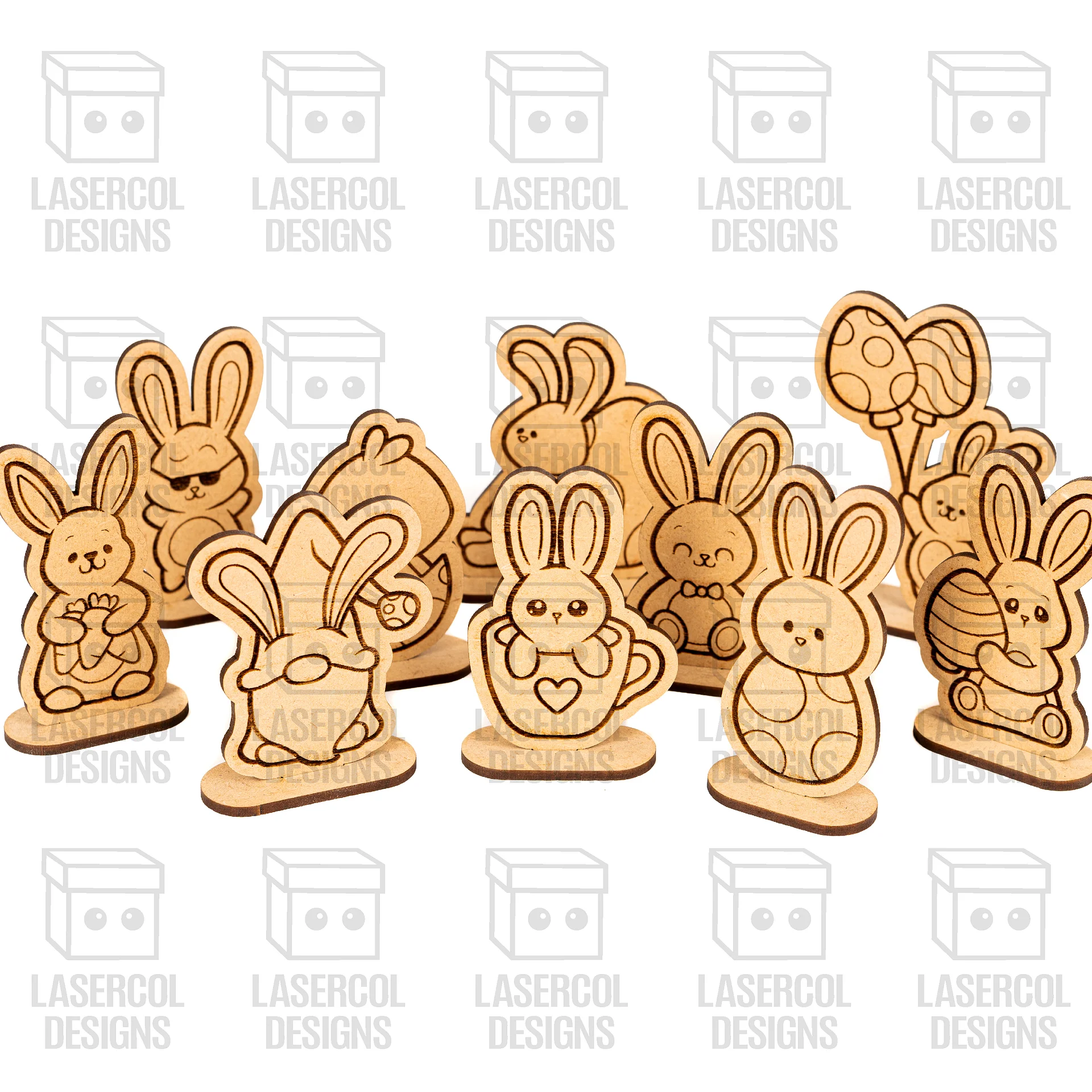 Easter Cutouts With Base Set 5 - Laser Cut Files product image (10)