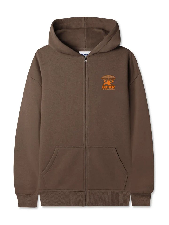 Terrain Zip-Thru Hood, Washed Brown product image (1)