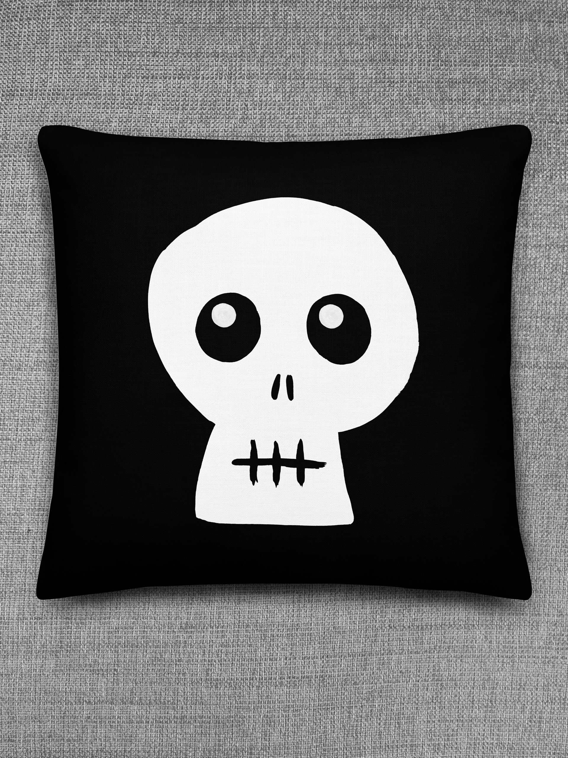 THROW PILLOW - DOUBLE-SIDED SKULL 03 product image (1)