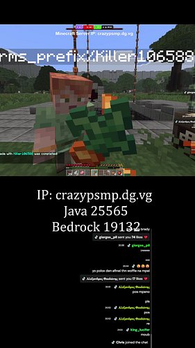 EP99 - Πίσω στα βασικά του Minecraft | Crazy P SMP Server 

Crazy P SMP Ελληνικός Minecraft Server
Java & Bedrock

Java IP: c...