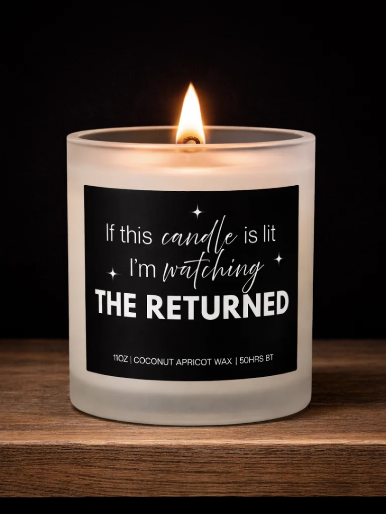 The Returned Official Candle – 11oz Wooden Wick Candle product image (1)