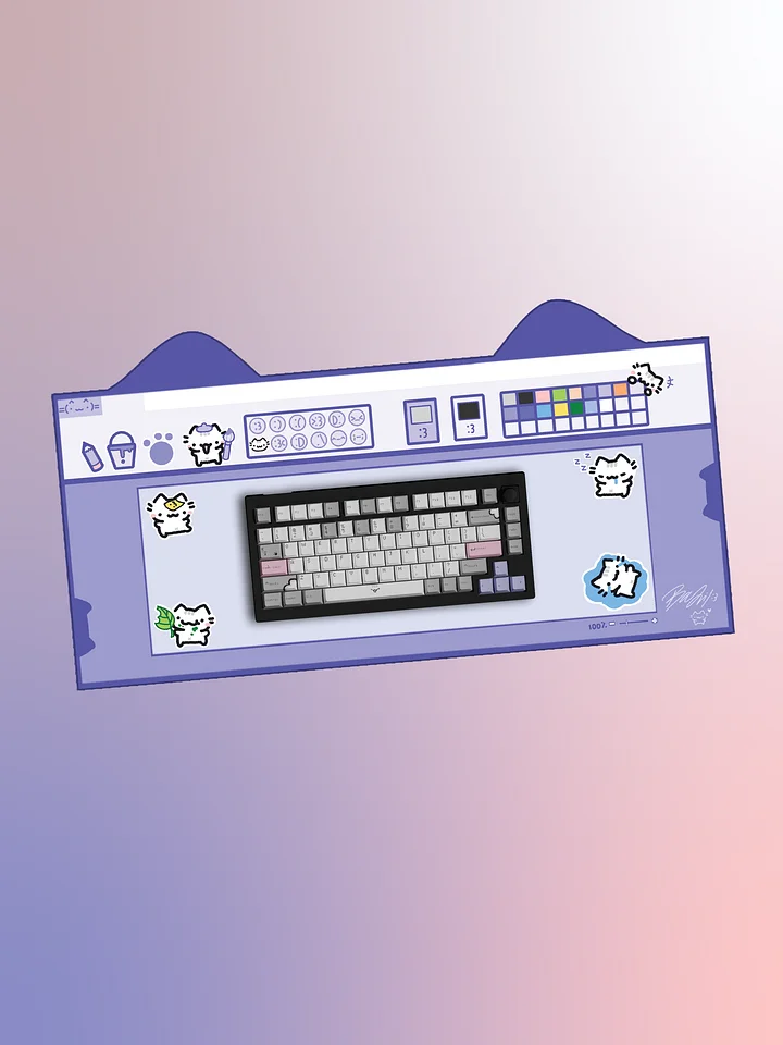 [PRE-ORDER] BasiilLeaf "Cat Ear" Deskmat product image (2)