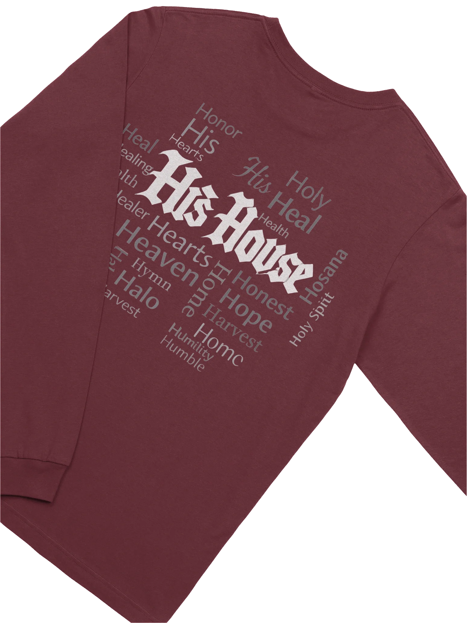 His House Unisex "Heavenly H" Supersoft Long Sleeve T-Shirt by His House