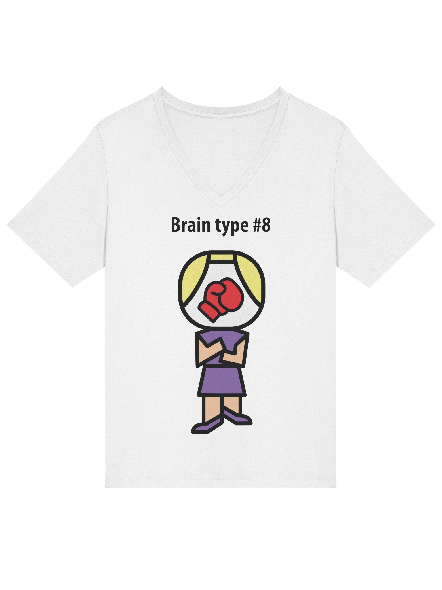 Women's t-shirt for brain type #8 product image (3)