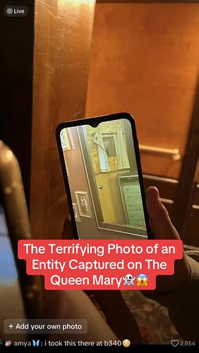 This one left us shook😬👻

Original Photo by: @cafeamorebyjohana 

#paranormalpodcast #ghosts #ghoststories #react #queenmary