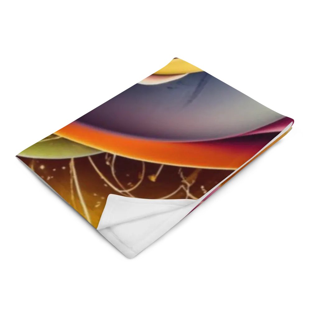 Exotic Surrealistic Rose Throw Blanket product image (4)