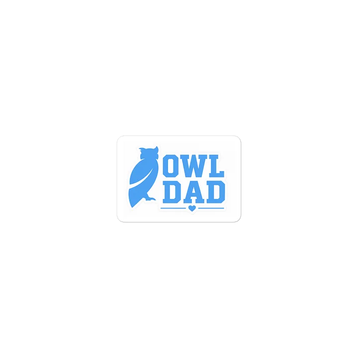 OWL DAD Blue Owl Die-Cut Sticker product image (2)