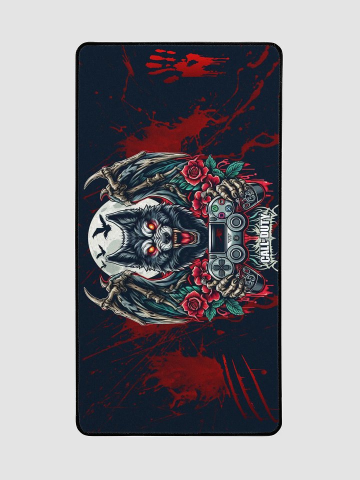 Glowing Wolf Call of Duty Desk Mat product image (2)
