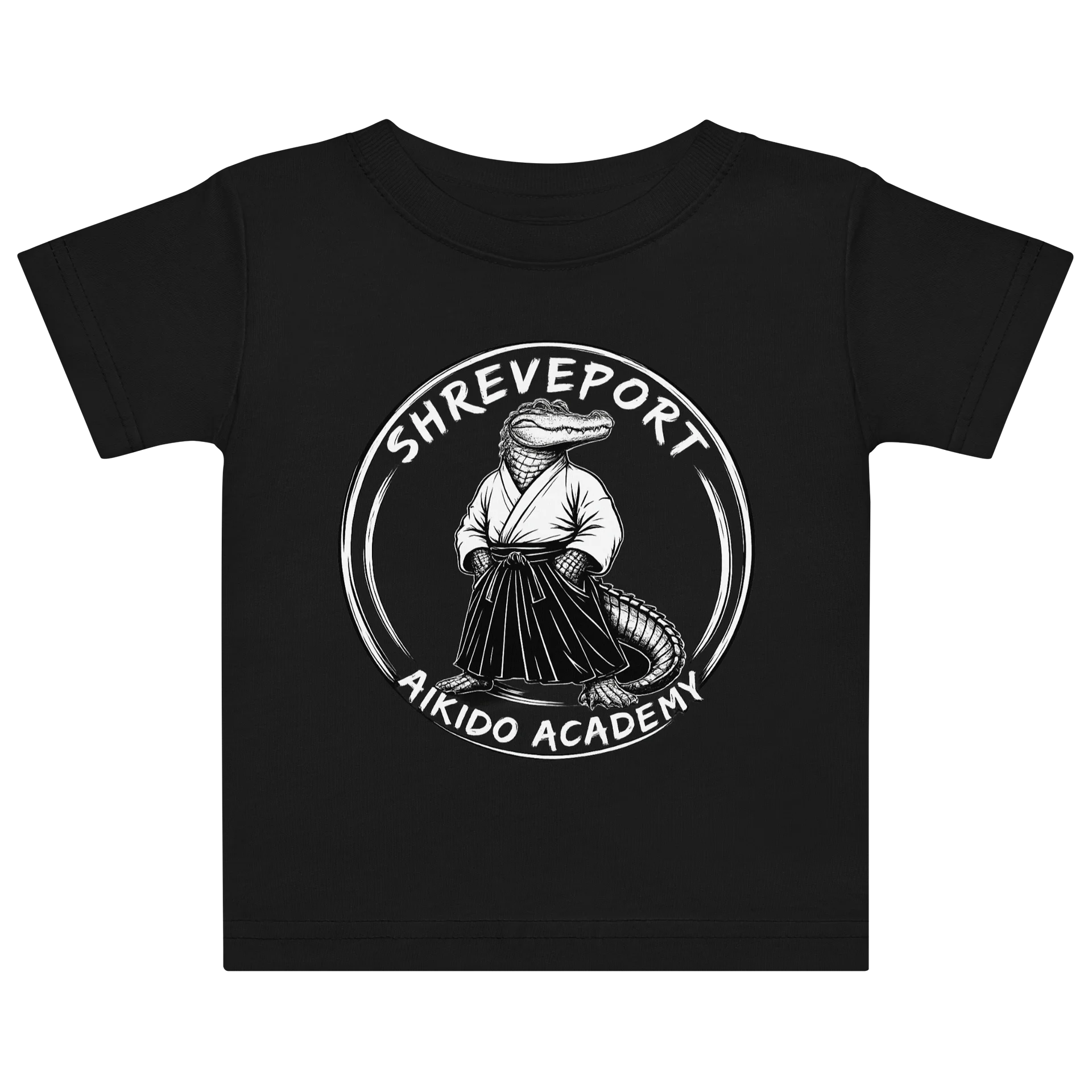 Infant and toddler Shreveport Aikido Academy T-shirt in dark colors