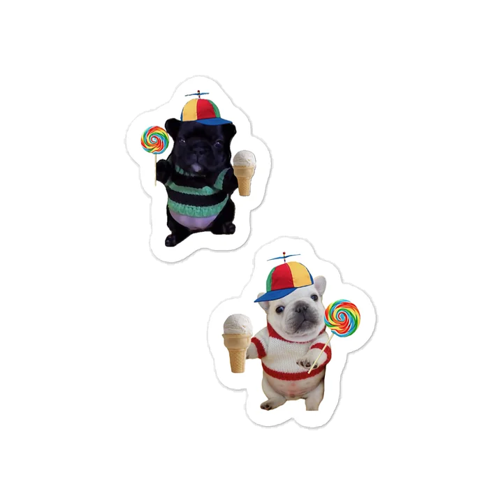 silly pibble pair stickers product image (1)