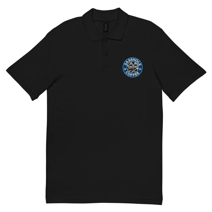 "Sasshole Coffee Co." Barista's Polo product image (2)